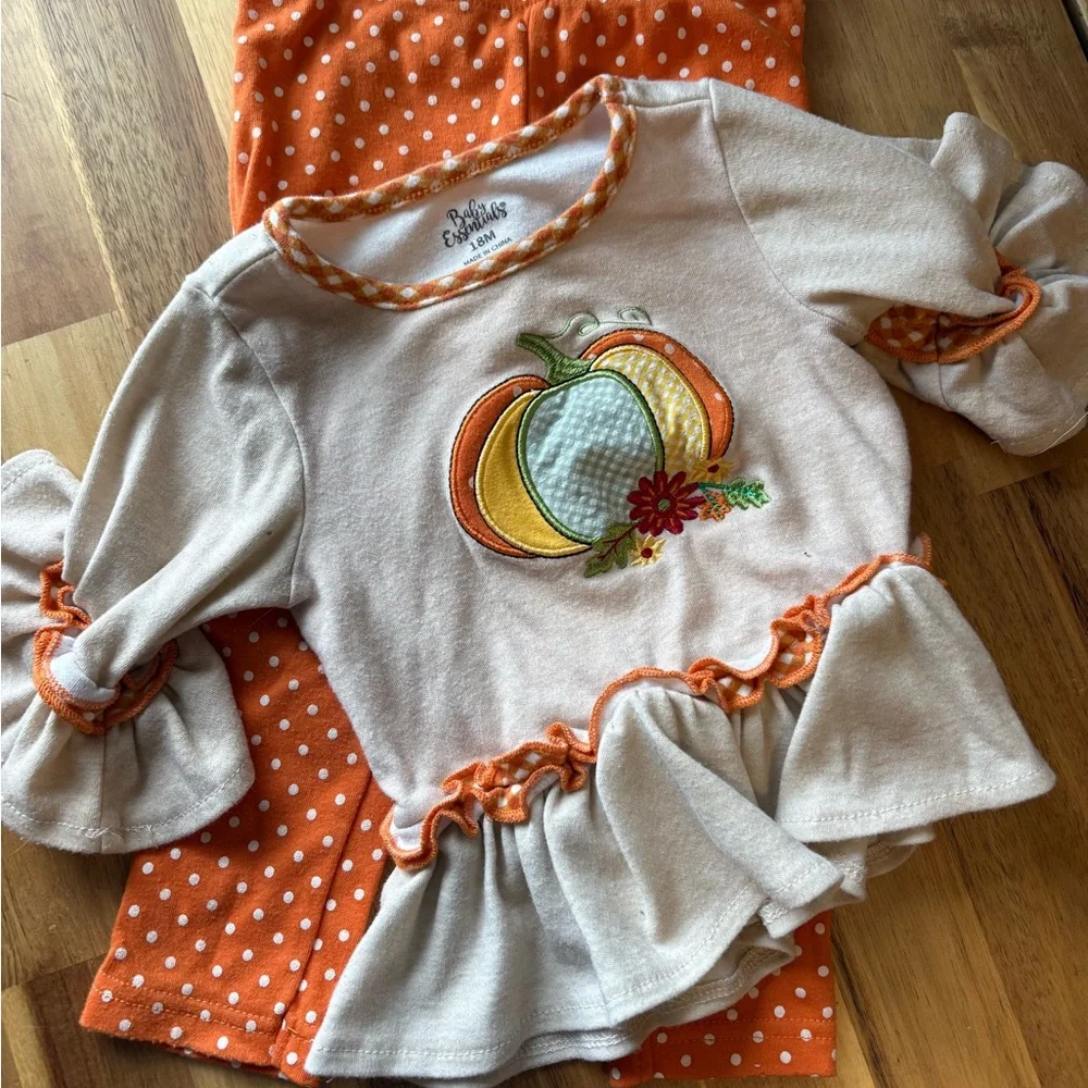 Baby Essentials • Pumpkin • 2pc Fall Set - Picture 1 of 6
